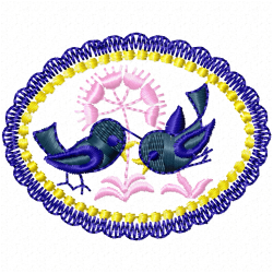 Small Birds Embroidery Design 11